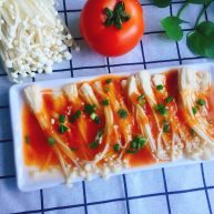 懒人料理茄汁酸甜金针菇