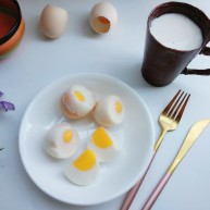 仿真早餐芒果布丁巧克力杯子