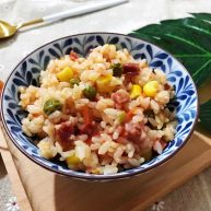 抖音网红菜谱五彩西红柿焖饭