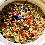 肉末茄子粉丝煲