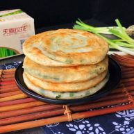 烫面葱饼美味早餐葱饼