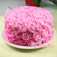 玫瑰奶油蛋糕
