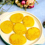 南瓜莲子薏米牛奶饼