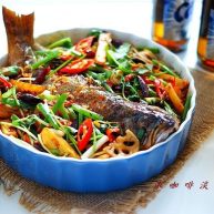 川香麻辣烤鱼麻辣过瘾的豪华烤鱼