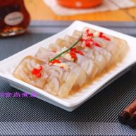 低脂美容的水晶皮冻