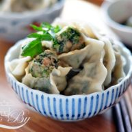 虾肉荠菜灌汤饺