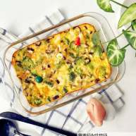 宝宝辅食西兰花鸡肉烘蛋