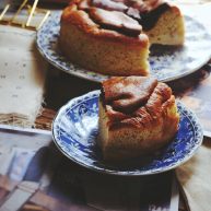 无油的双色抹茶蜂蜜蛋糕