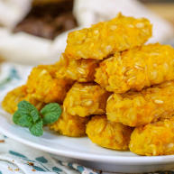 低卡红薯燕麦饼