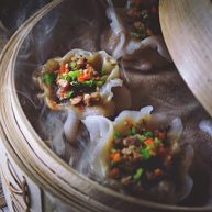 健康无油的水晶烧卖