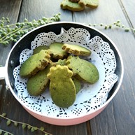 抹茶油酥饼干