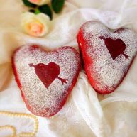 心相印红丝绒麻薯软欧