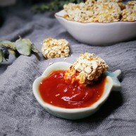 健康无油燕麦鸡米花