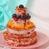 迷你红丝绒裸蛋糕