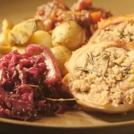 澳大利亚烤乳猪填馅脆皮烤乳猪