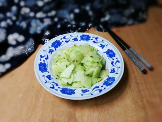 12、青蒜焦香佛手瓜,青蒜香味扑鼻佛手瓜脆嫩