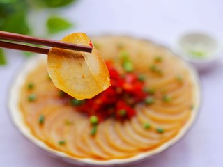 12、简单易做的剁椒蒸萝卜,来一块!