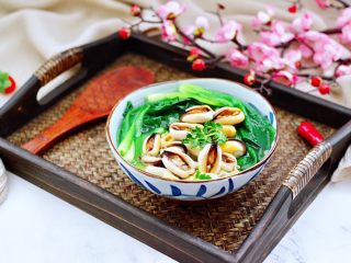 17、上汤豆皮青口小白菜,成品一