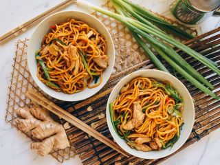 10、姜葱面,爽口开胃。