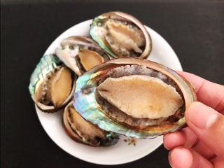 6、鲍鱼捞饭,把鲜活的鲍鱼