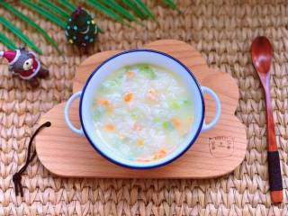10、【宝宝辅食】鲜虾疙瘩汤,鲜虾疙瘩汤 get ✔，满足宝宝的胃，美翻你的心~