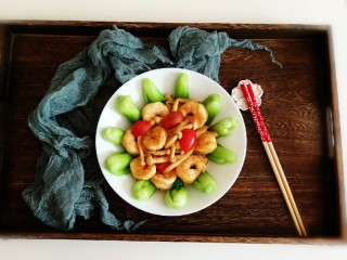 15、时蔬烩虾球,可以品尝一下了