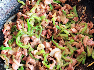 18、青椒炒鸡胗,可以出锅啦!