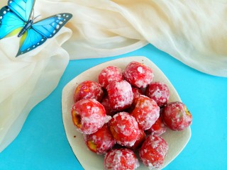 15、#山楂球#,好吃，酸酸甜甜特别好吃。