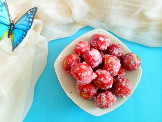 16、#山楂球#,平时多吃点山楂，能提高免疫力，促进消化。