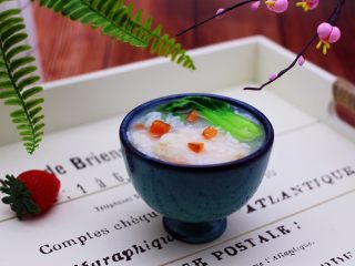 18、养生又养胃的生滚杂蔬鱼片粥,成品一