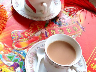 16、秋冬季养胃暖身最佳饮品--姜枣奶茶,成品图