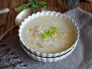 16、快手早餐—干贝海米粥,成品图~