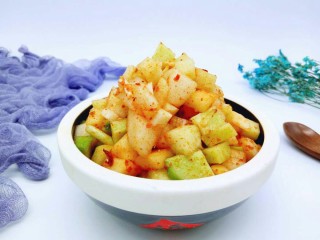 16、#辣味#开胃小菜～酸辣萝卜丁,近看，真的美味。