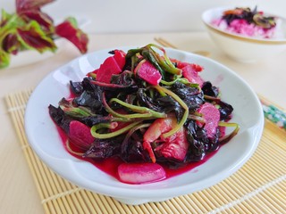 14、清炒苋菜,喜欢的试试吧！