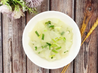 13、清炒冬瓜片,成品图