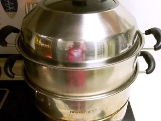 19、白菜丸子,水开后蒸15分钟左右