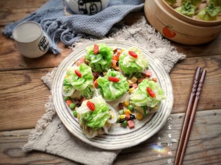 20、八宝百财福袋,出锅上桌。