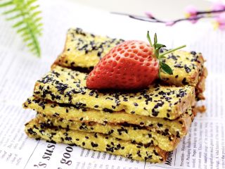 11、椰香黑芝麻吐司条,啦啦啦，香味扑鼻而来的椰香黑芝麻吐司条出炉啦！