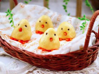 16、小鸡窝窝头,做法简单又好吃。