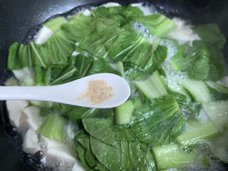 16、油菜豆腐,胡椒粉