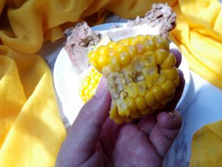 12、秋季滋补靓汤——玉米羊肉汤,玉米吸收了羊汤的鲜美和营养,很好吃呢。