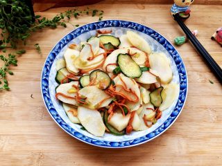 22、白雪却嫌春色晚➕虫草花清炒山药,成品