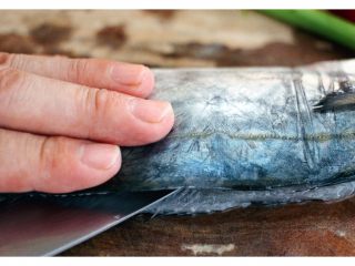 5、#吃豆腐#渔家豆腐鱼,从头一直片到鱼尾处