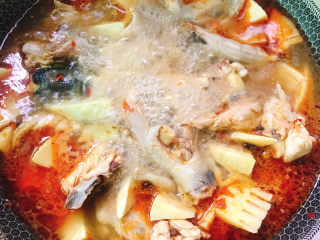 19、春笋焖鸡,大火烧开