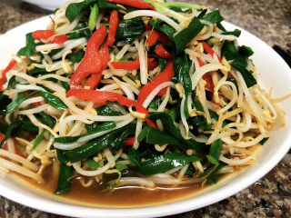 15、韭菜炒豆芽➕万条垂下绿丝绦,喜欢的小伙伴,一起来试试吧