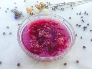 4、银耳紫薯羹,成品