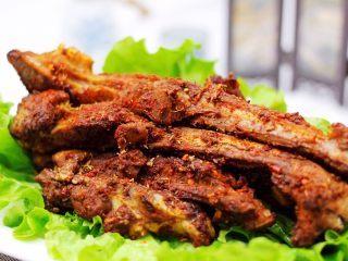 19、烧烤风味烤羊排,烤好的羊排，有没有诱惑到你？