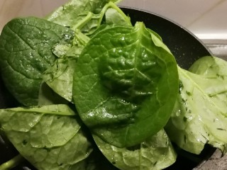 9、清炒木耳菜,放入木耳菜