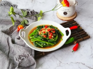 16、清炒木耳菜,汤汁拌饭吃 很香的