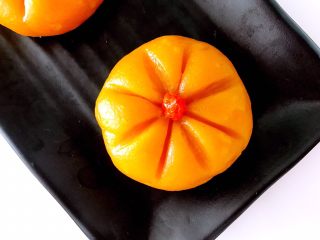 13、健康美味南瓜饼,蒸出来的美味。